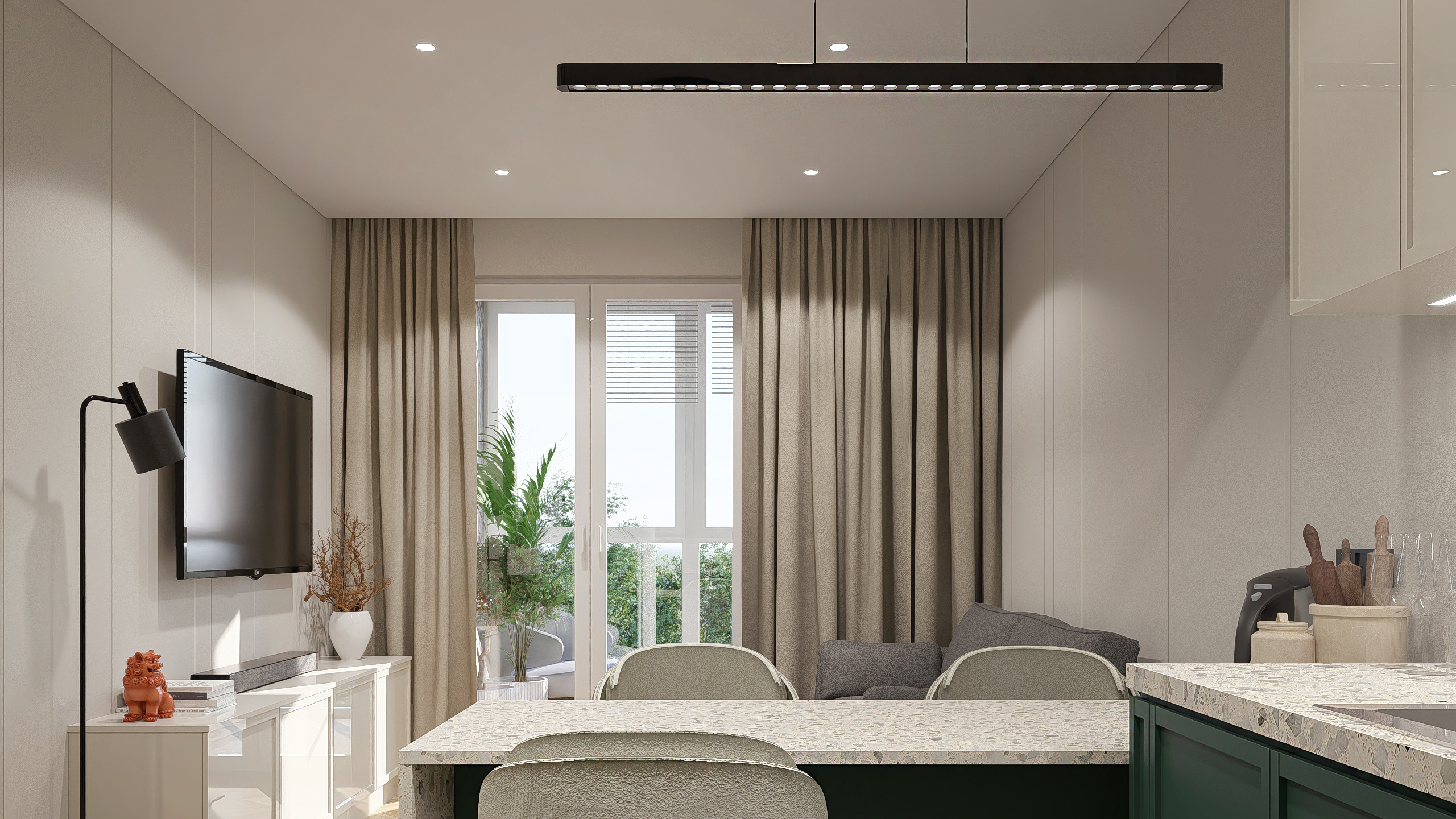 планировка квартиры № 80