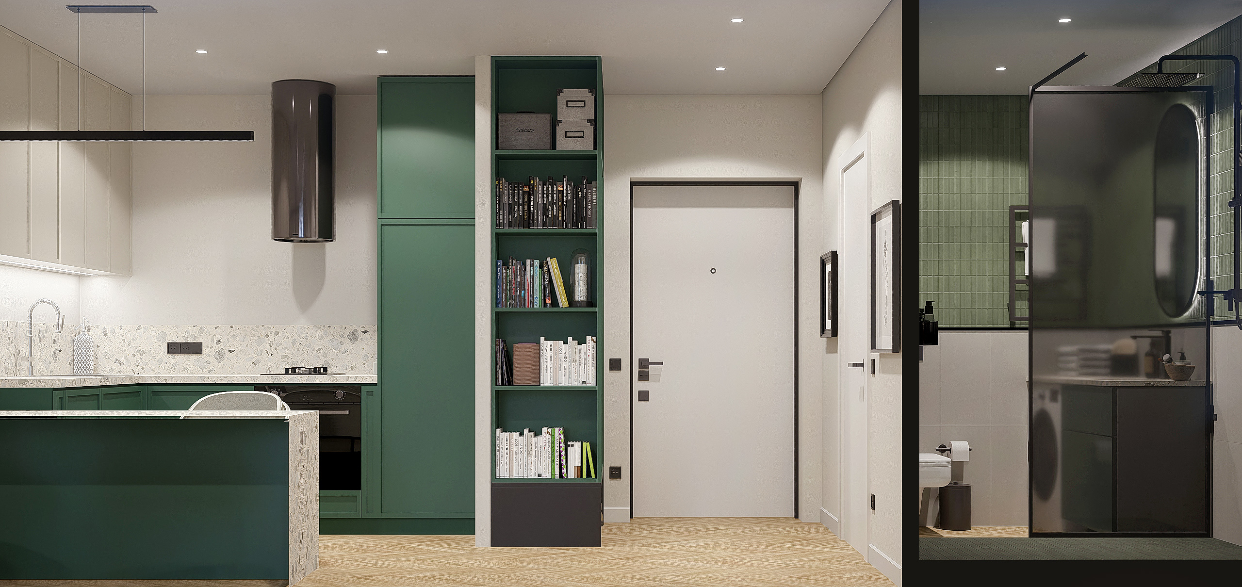 планировка квартиры № 80