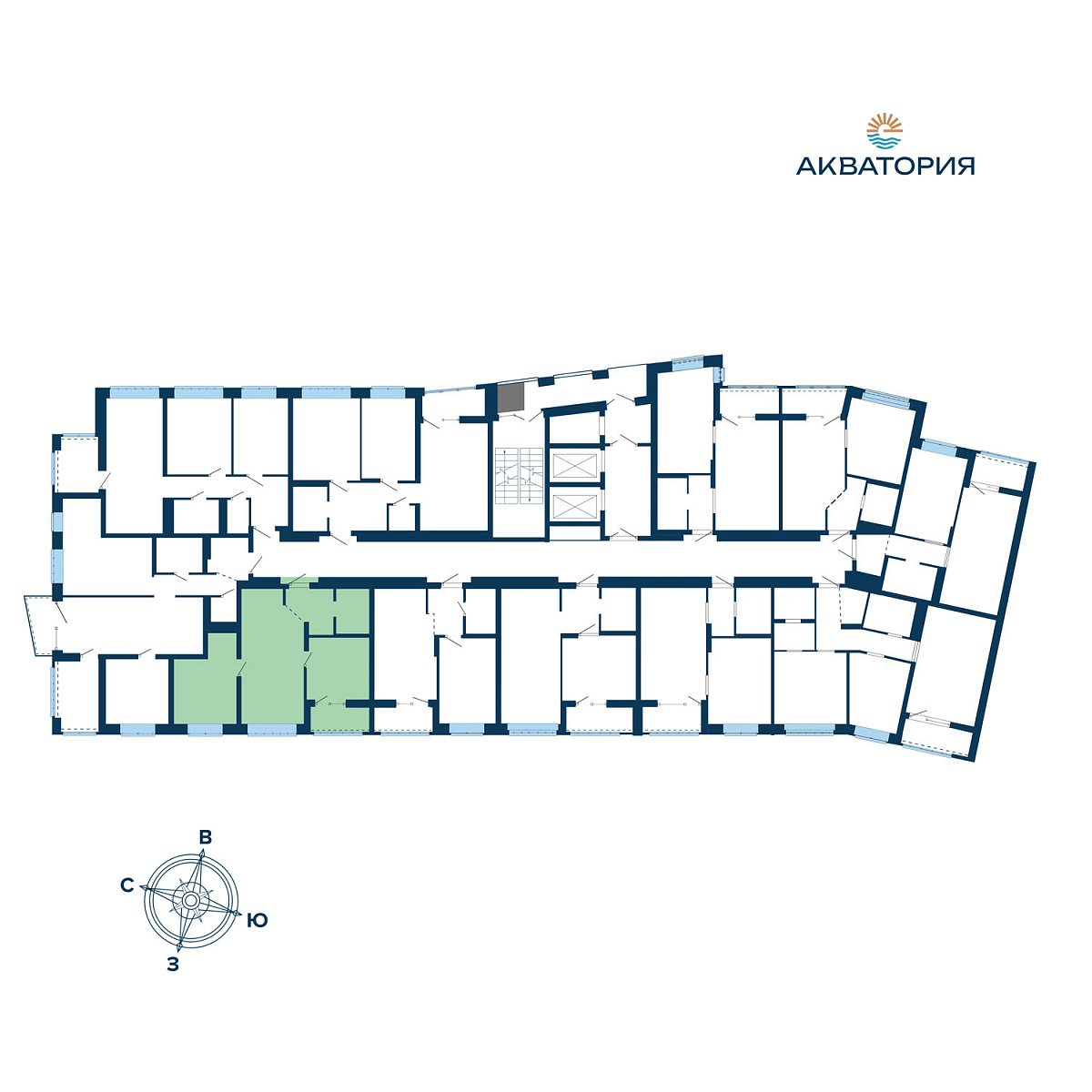 2-комн. 53.19 м²