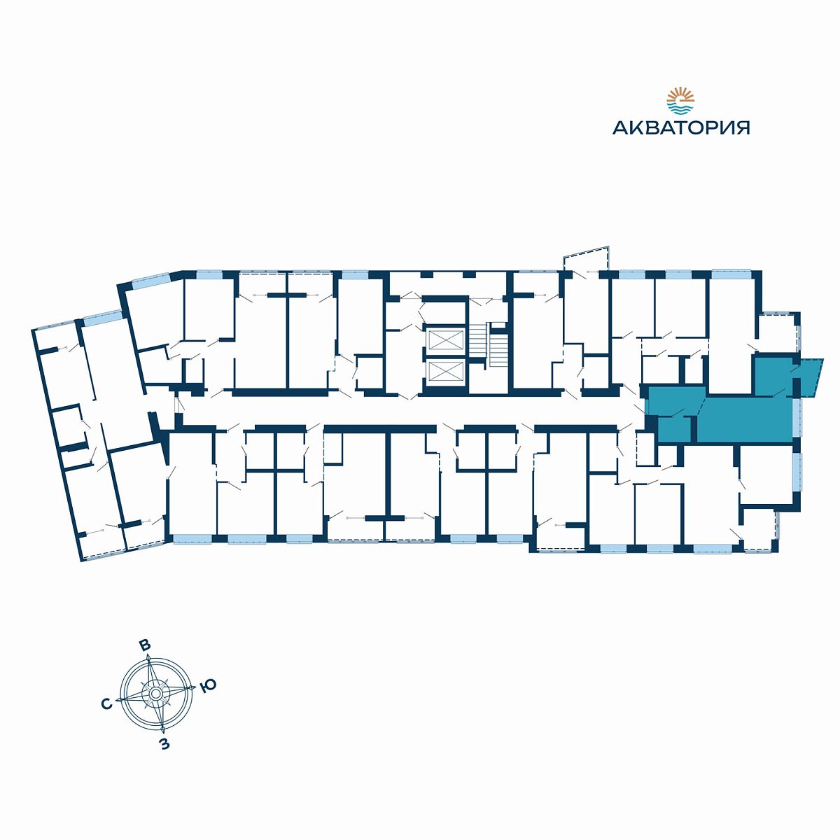 1-комн. 33.89 м²