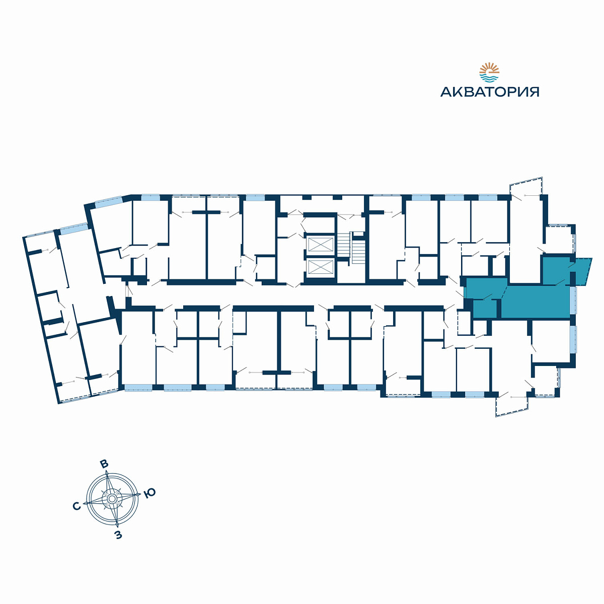 1-комн. 33.89 м²