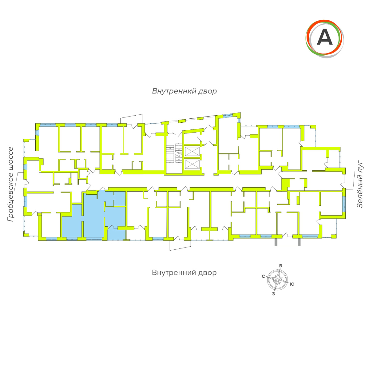 2-комн. 53.74 м²