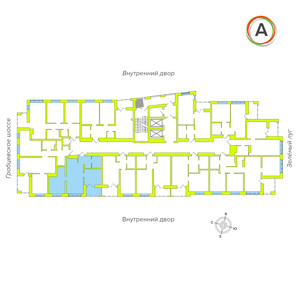 2-комн. 53.74 м²