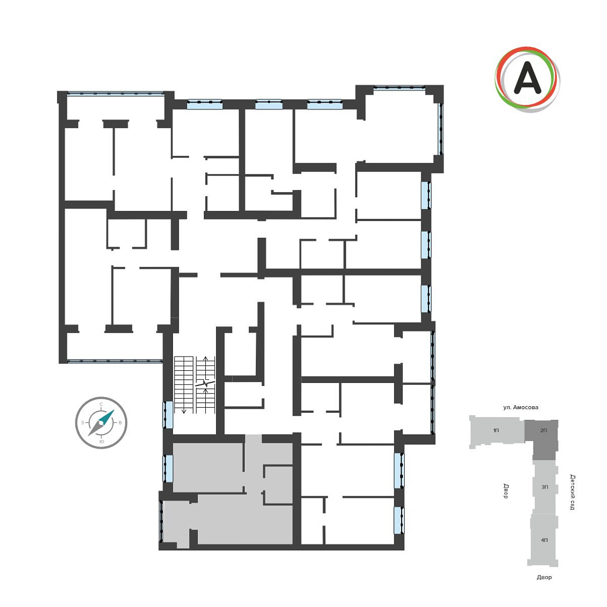 1-комн. 43.37 м²