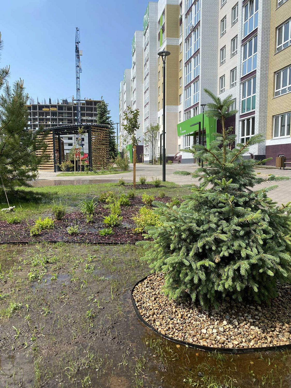 Преобразился двор ЖК «Атмосфера в парке»